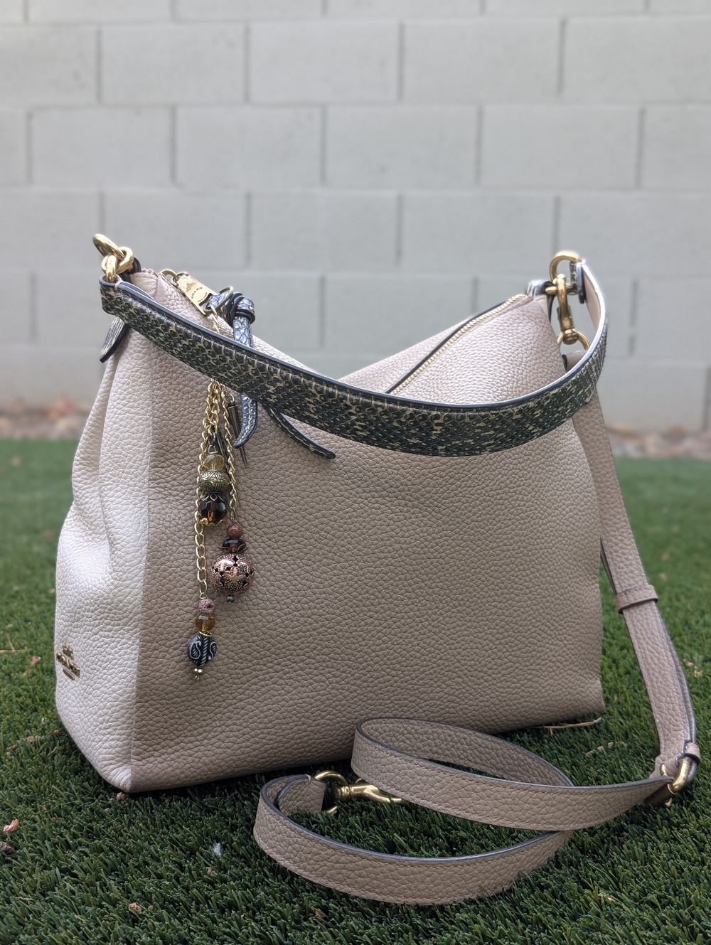 Coach 4610 Shay Colorblock Snakeskin Leather Shoulder Bag Purse Crossbody Bag - Picture 15 of 16